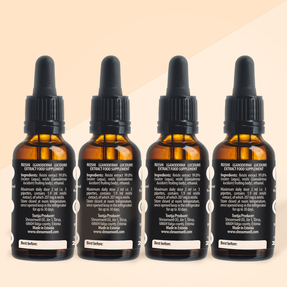 Bundle Reishi Tincture 4x30ml