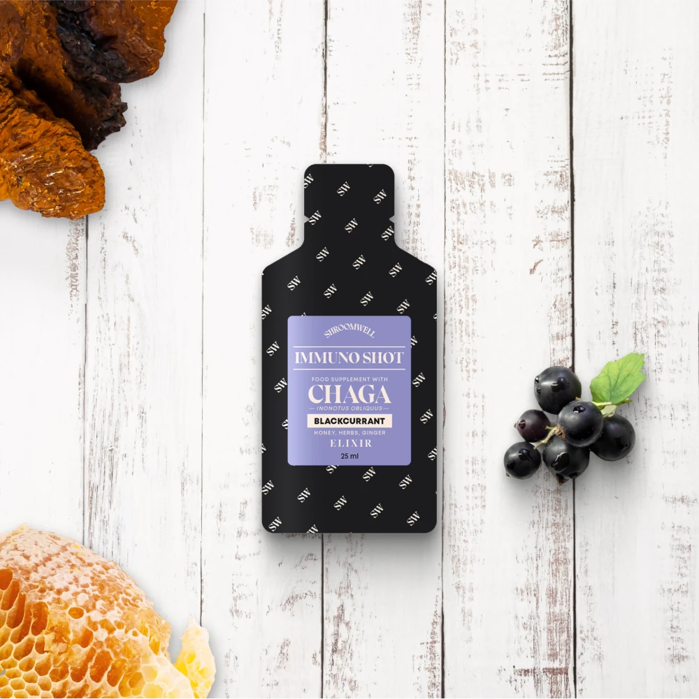 Chaga IMMUNO Elixir with Blackcurrant Shots 10x25ml