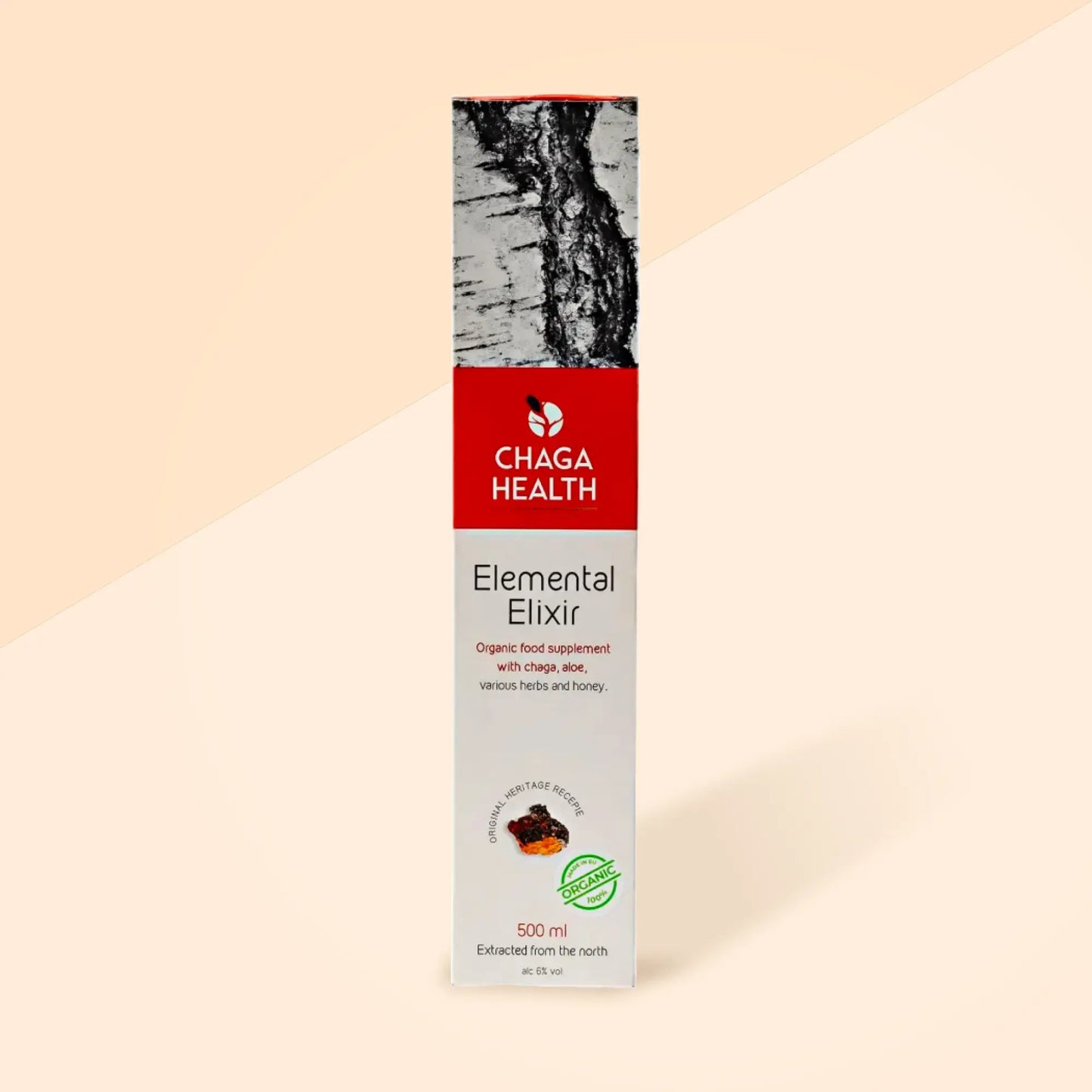 Chaga Health Organic ELEMENTAL Elixir with Aloe Vera 500ml