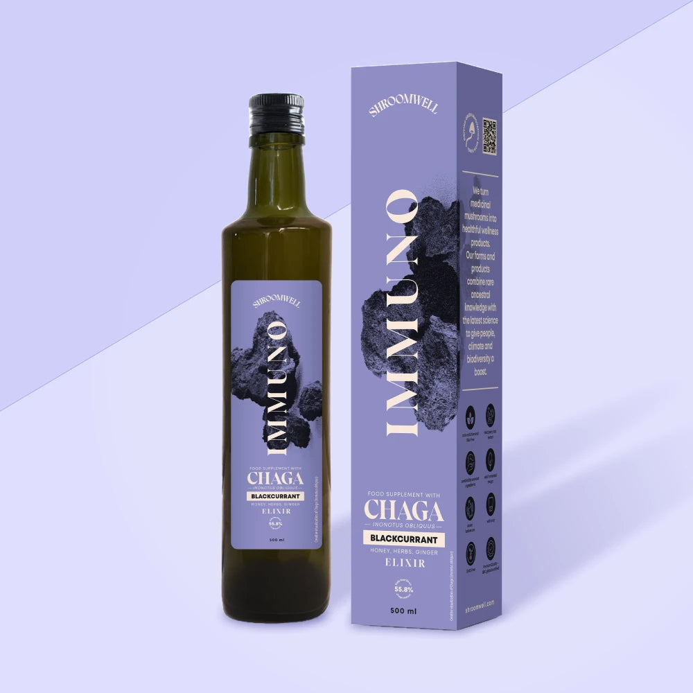 Chaga IMMUNO Elixir with Blackcurrant 500ml