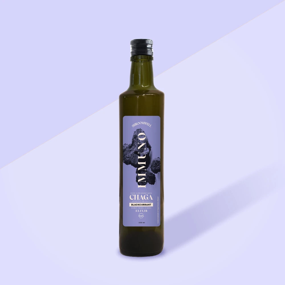 Chaga IMMUNO Elixir with Blackcurrant 500ml