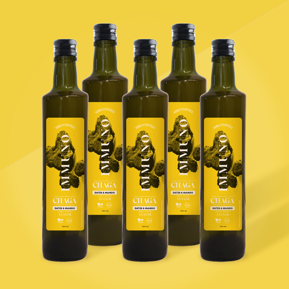 Bundle Chaga IMMUNO Elixir with Dates & Mango 6x500ml