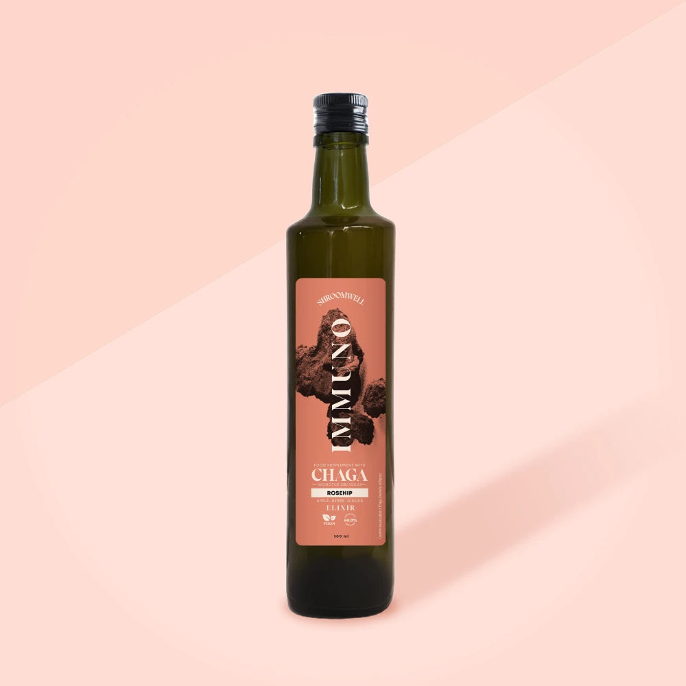 Chaga IMMUNO Elixir with Rosehip 500ml