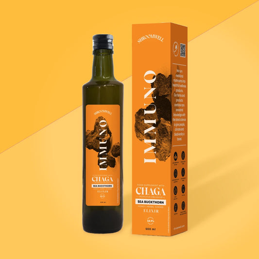 Chaga IMMUNO Elixir with Sea Buckthorn 500ml