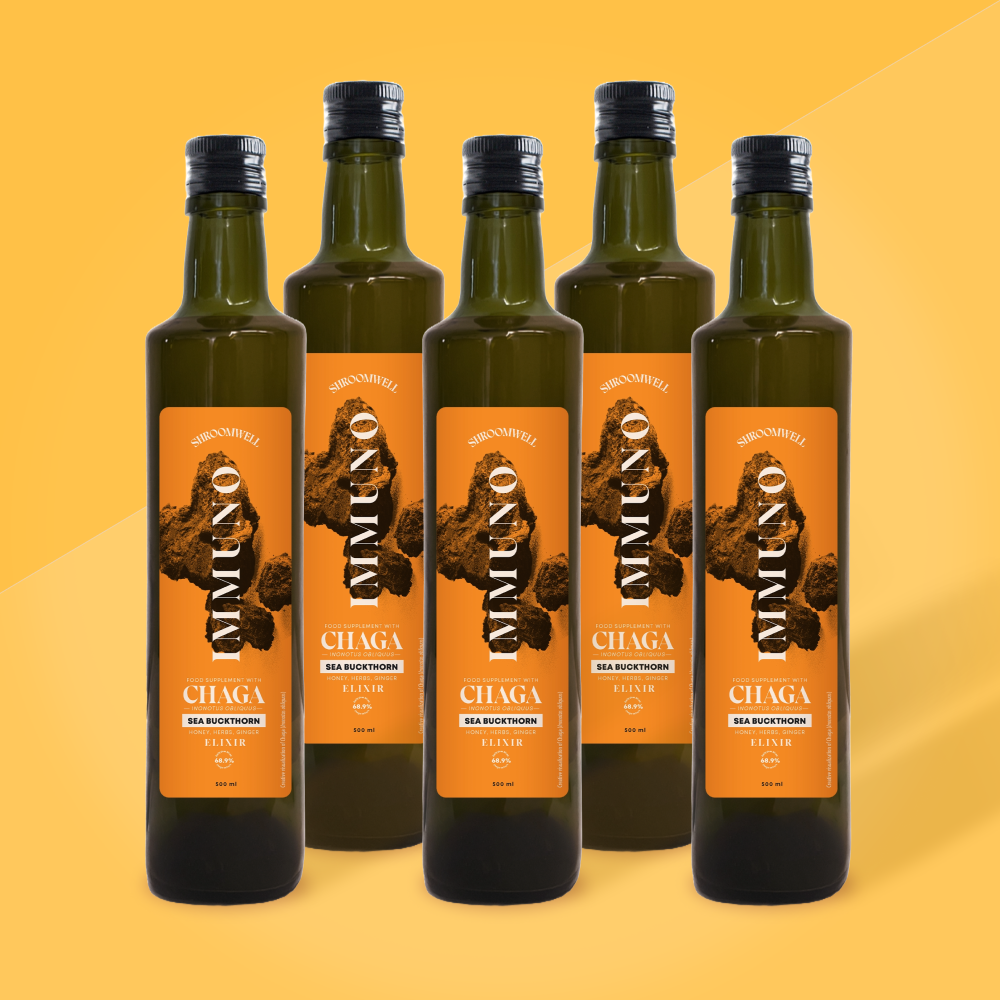 Bundle Chaga IMMUNO Elixir with Sea Buckthorn 6x500ml