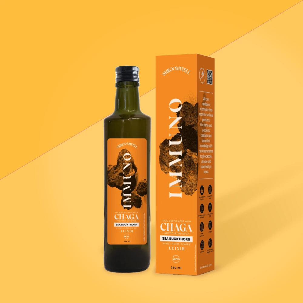 Chaga IMMUNO Elixir with Sea Buckthorn 250ml