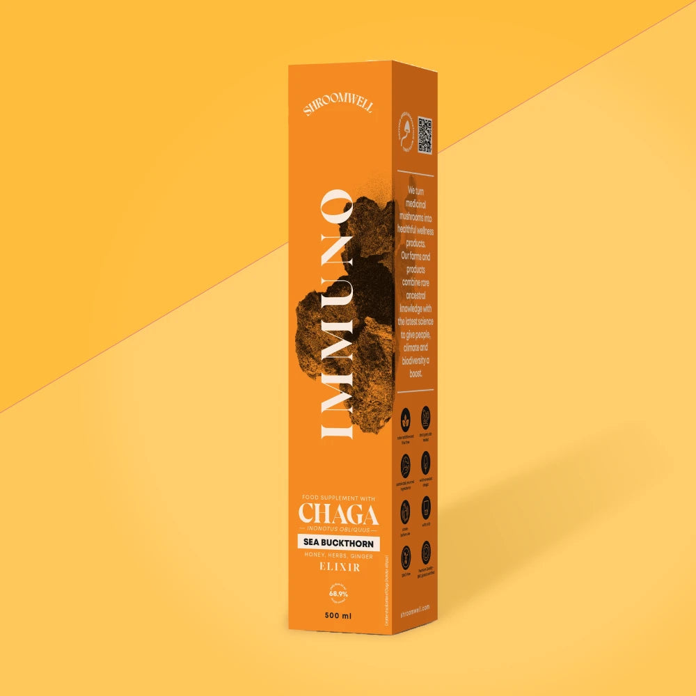 Chaga IMMUNO Elixir with Sea Buckthorn 500ml