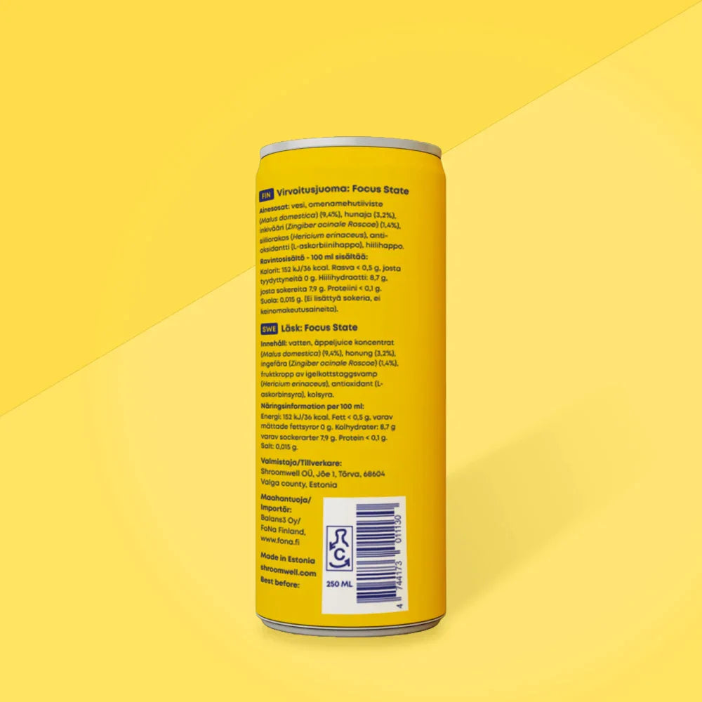 Focus State Soft Drink (6 cans)