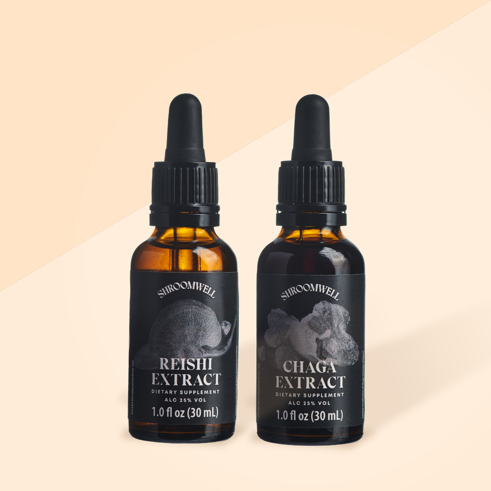 Bundle Chaga & Reishi Tincture 2x30ml