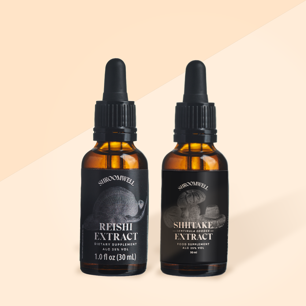 Bundle Shiitake & Reishi Tincture 2x30ml