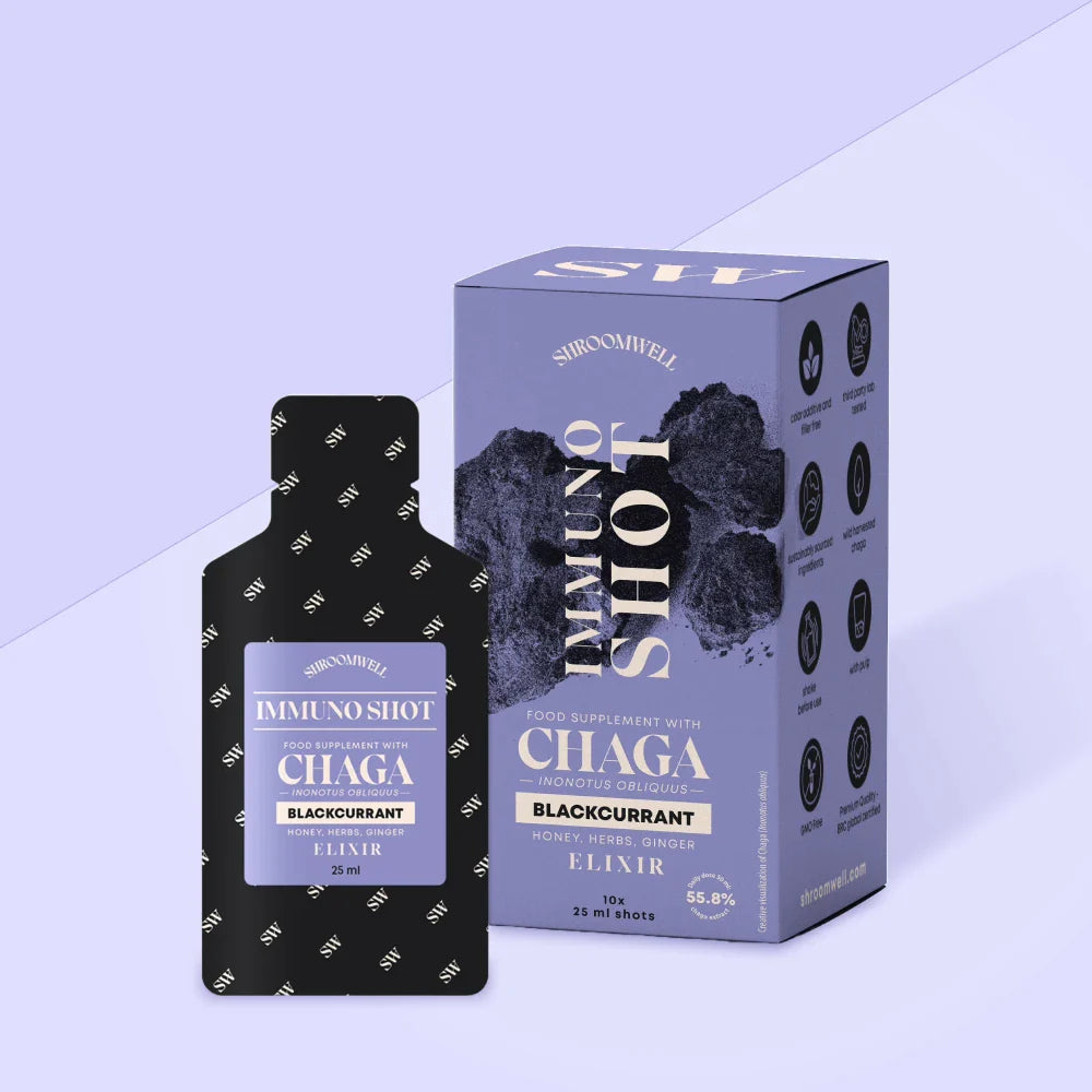 Chaga Elixir with Blackcurrant Shots 10x25ml