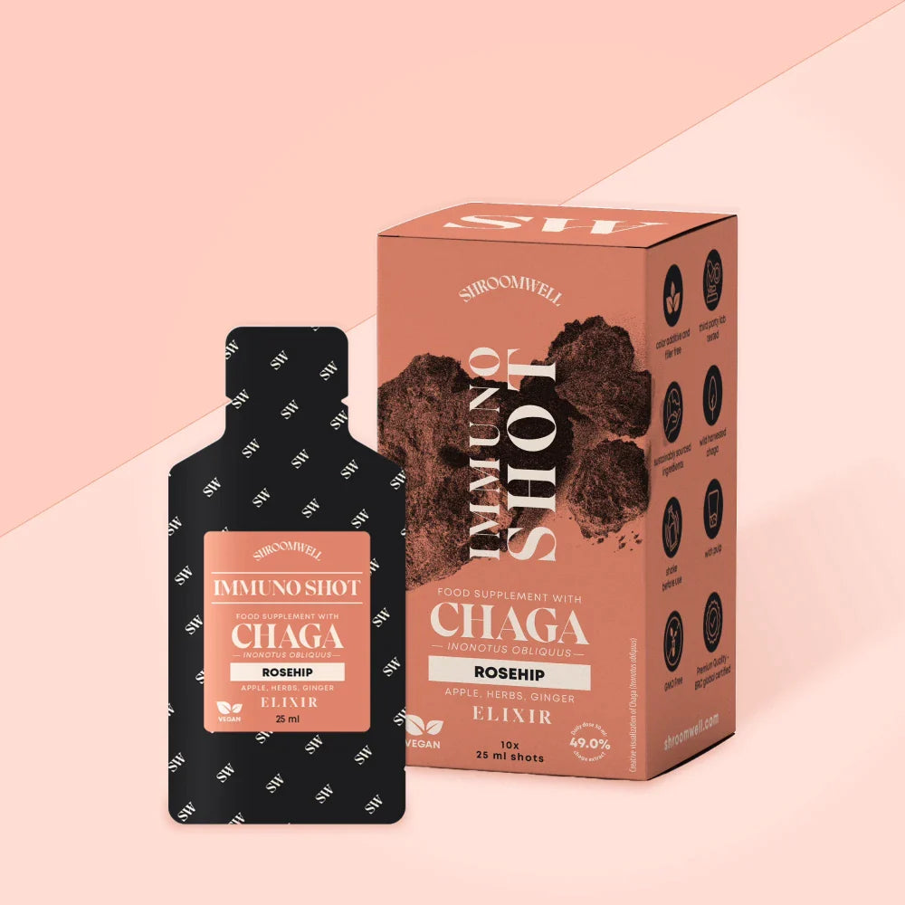 Chaga IMMUNO Elixir with Rosehip Shots 10x25ml