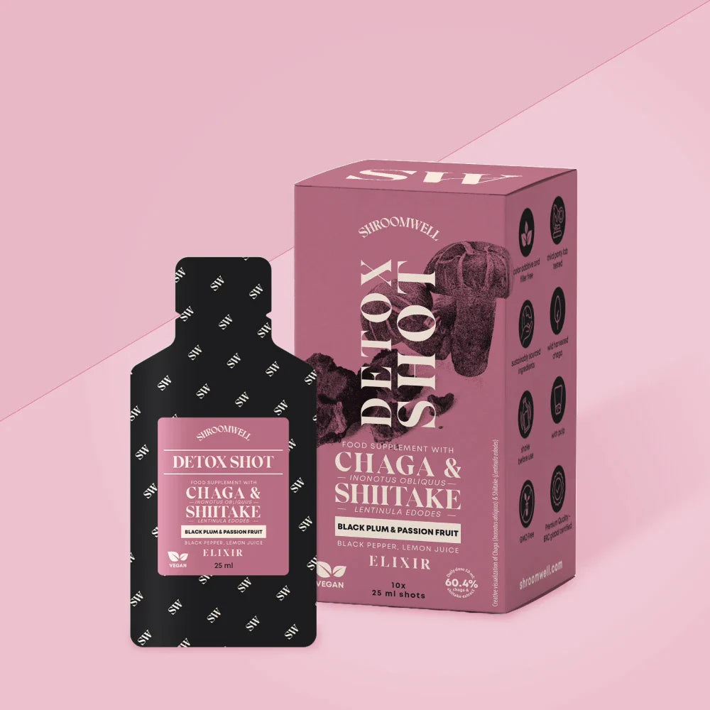 Chaga DETOX Elixir Black Plum & Passion Fruit Shots 10x25ml