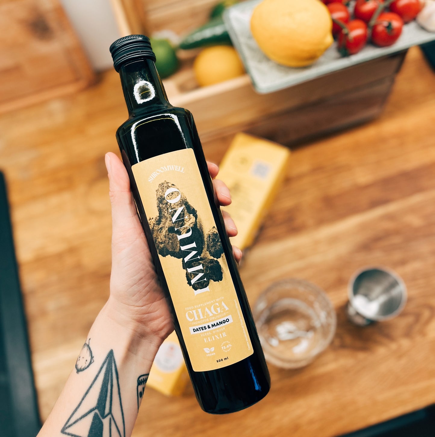 Chaga IMMUNO Elixir with Dates & Mango 500ml