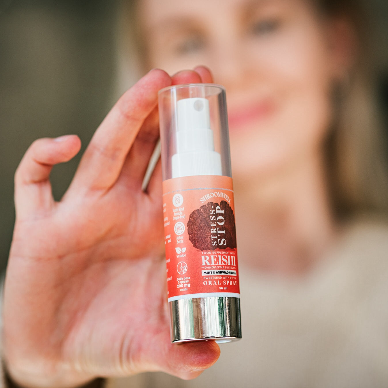 Stress Stop Spray with Reishi 30ml