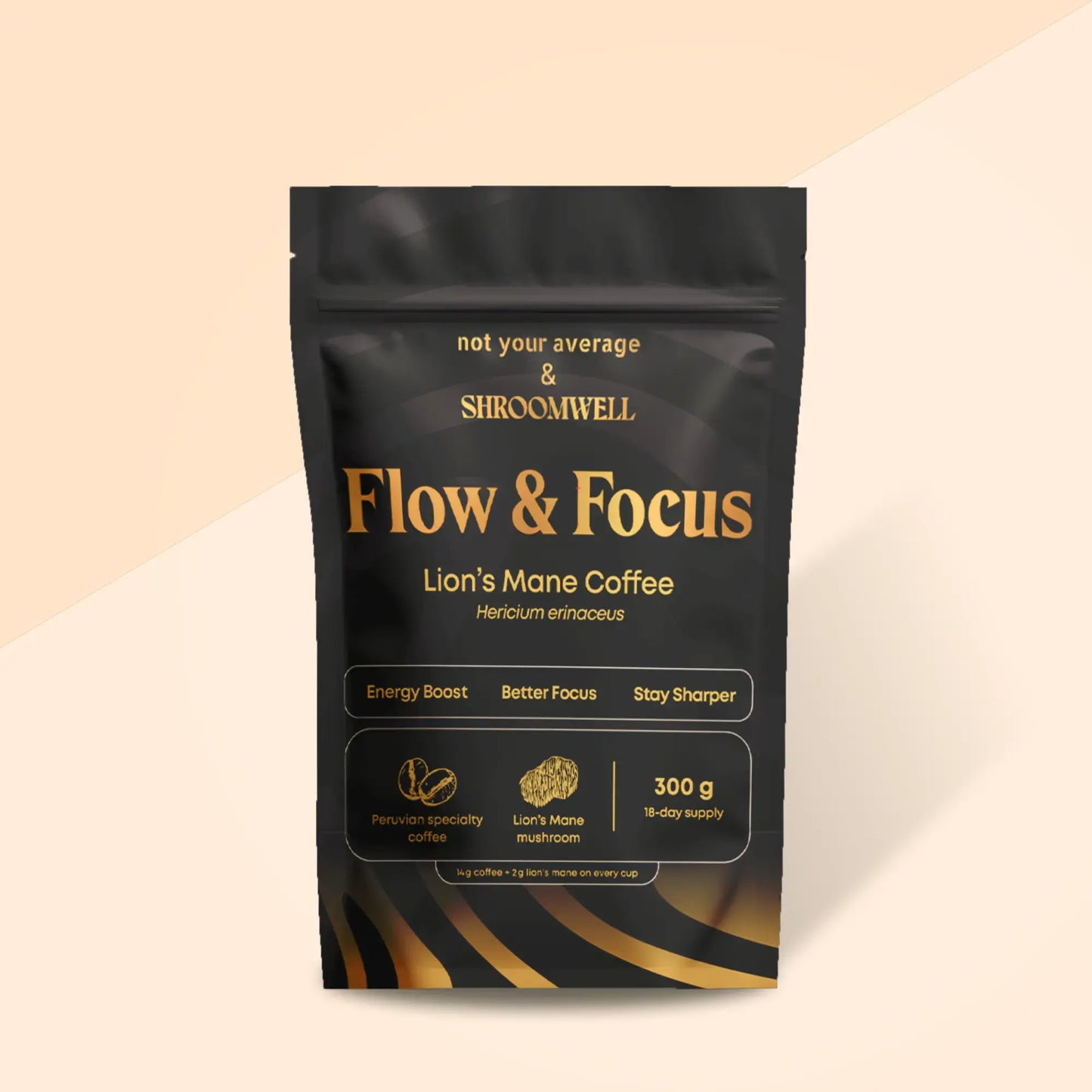 Flow & Focus Lion's Mane Coffee 300g