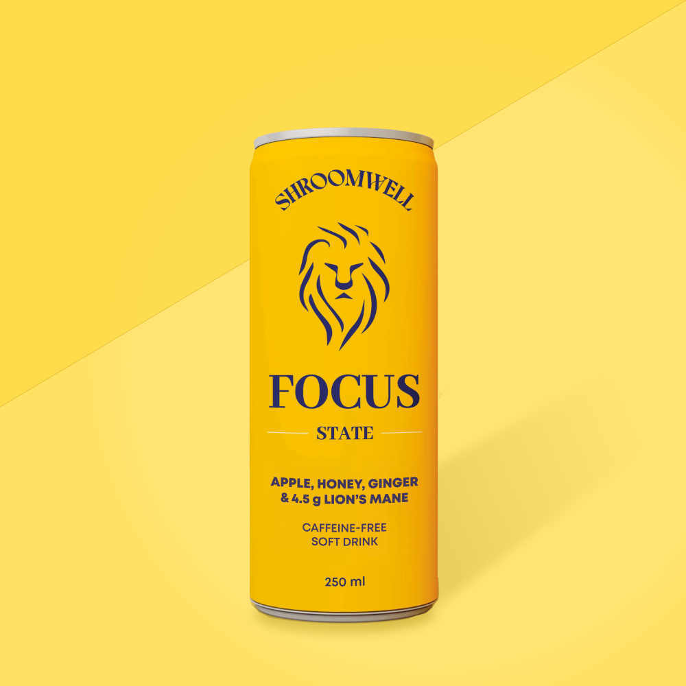 Focus State Soft Drink with Lion´s Mane