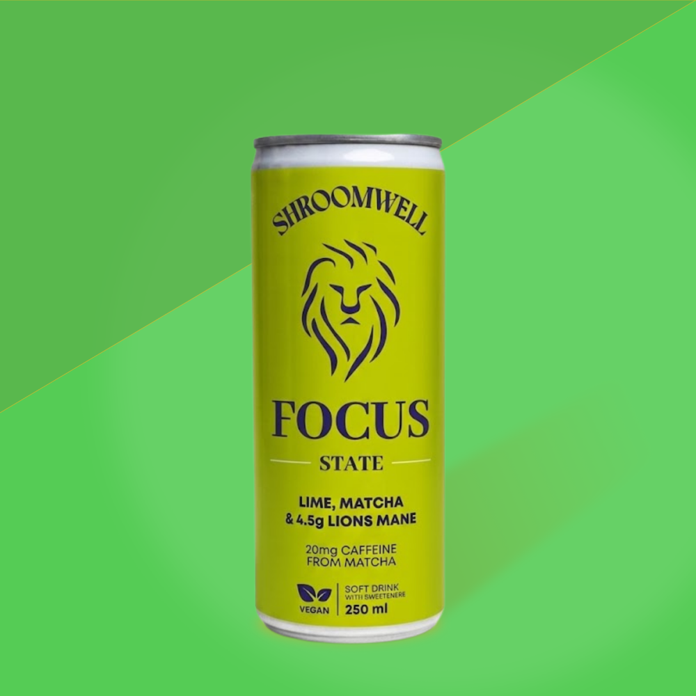 Focus State Lime & Matcha Soft Drink