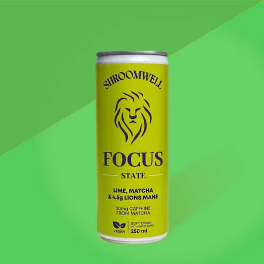 Focus State Lime & Matcha Soft Drink