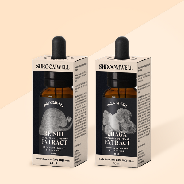Bundle Chaga & Reishi Tincture 2x30ml – Shroomwell