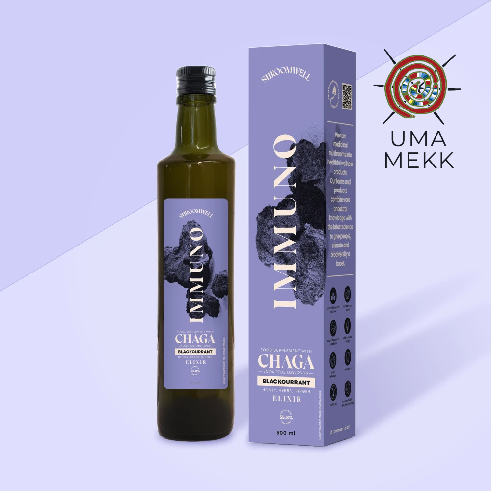 Chaga IMMUNO Elixir with Blackcurrant 500ml