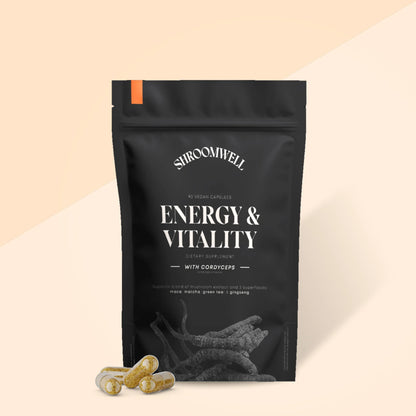 ENERGY & VITALITY capsules with Cordyceps & superfoods 90pcs