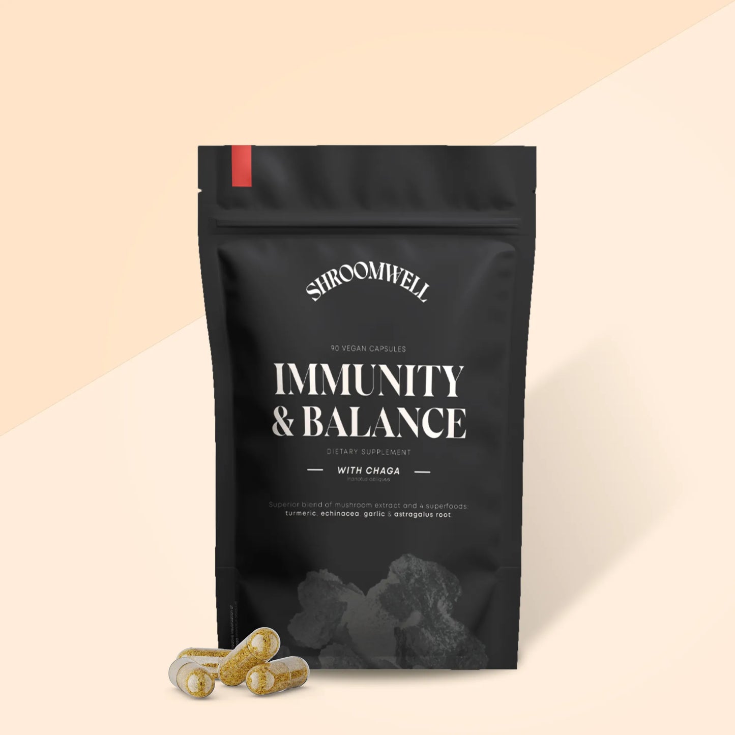 IMMUNITY & BALANCE capsules with Chaga & superfoods 90pcs