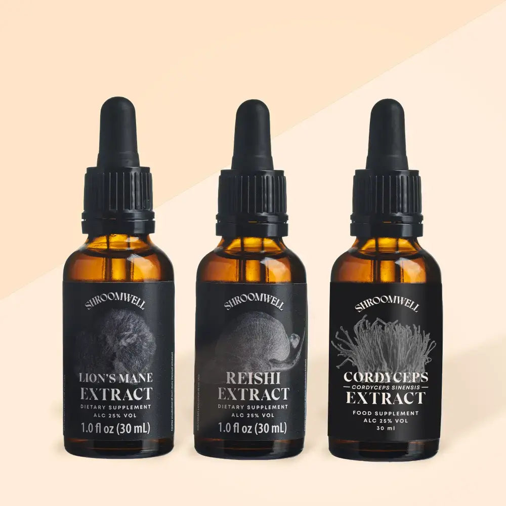 Bundle Best Sellers 3x30ml (Lion's Mane, Reishi, Cordyceps)