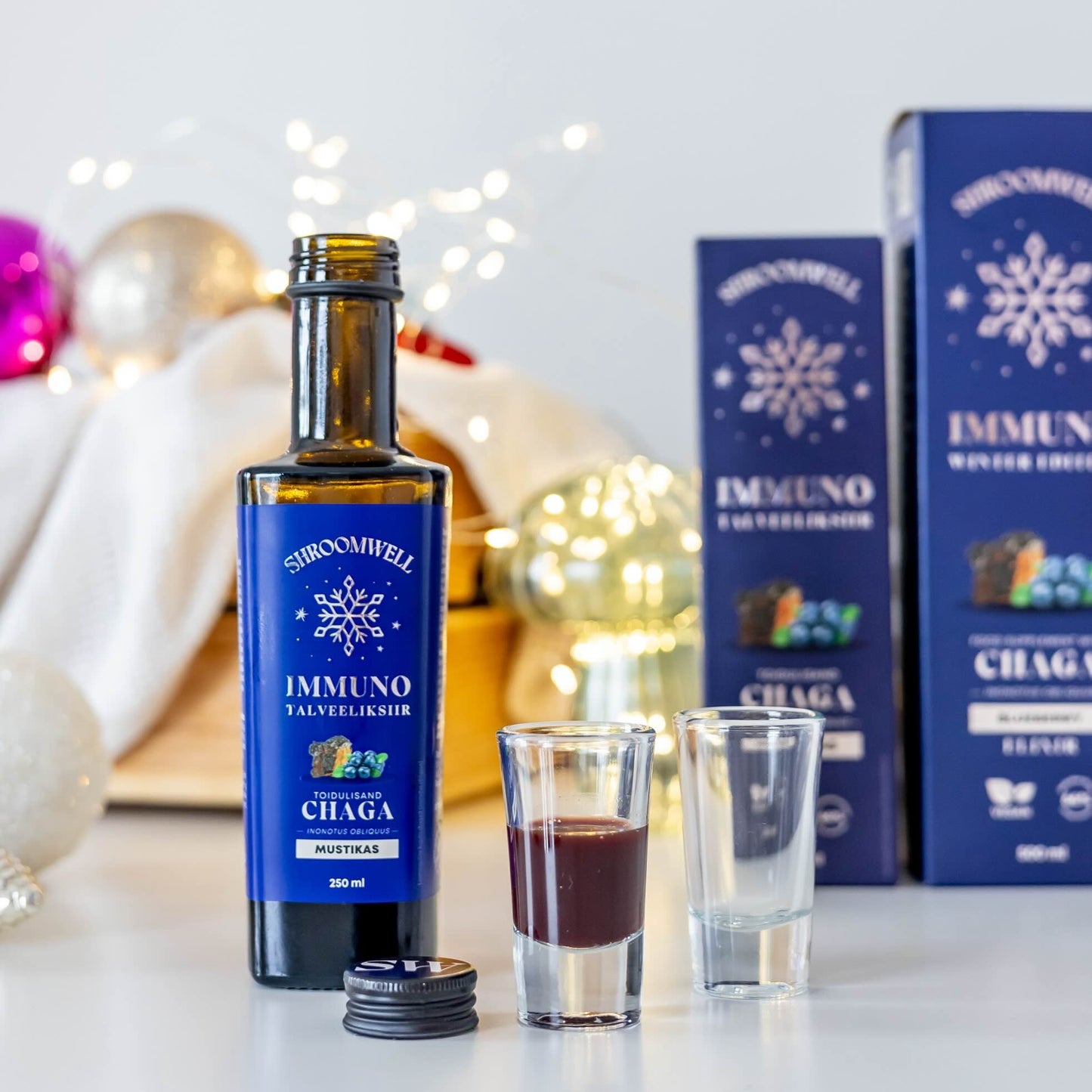 Chaga IMMUNO Winter Elixir with Blueberry 250ml