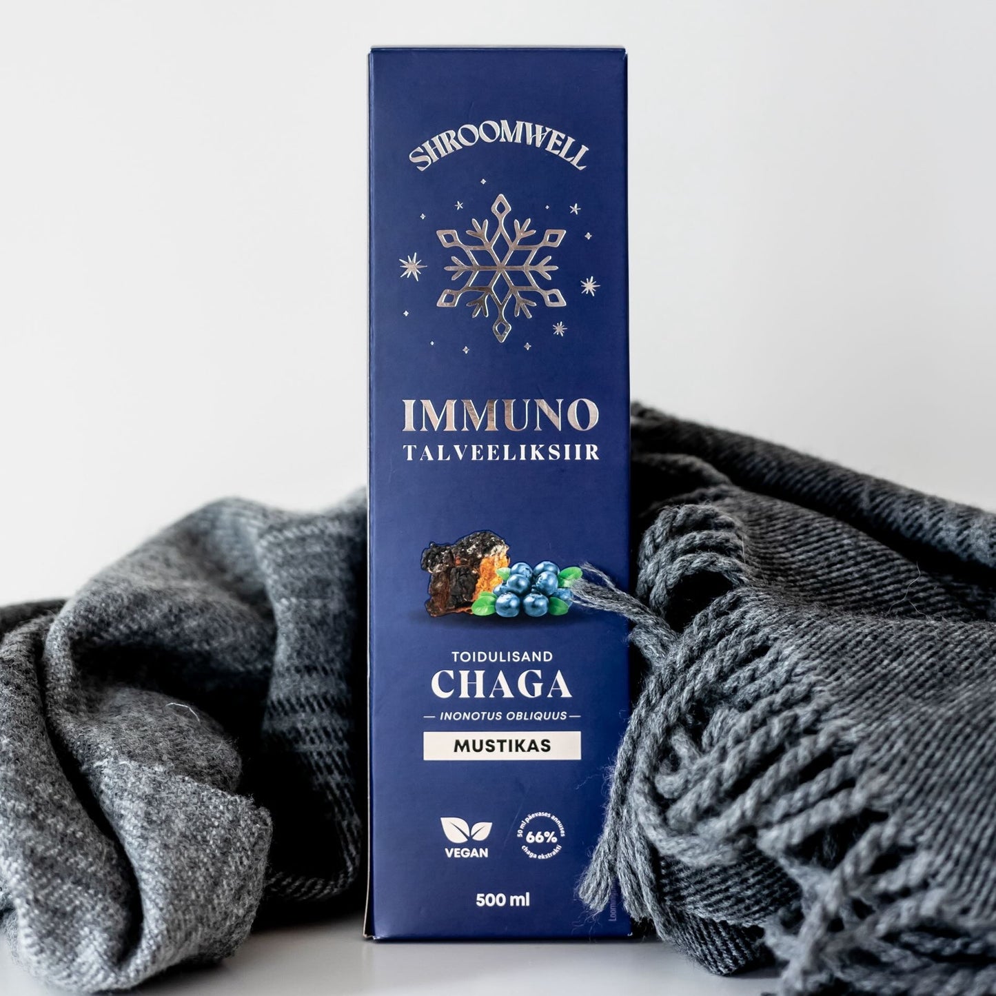 Chaga IMMUNO Winter Elixir with Blueberry 500ml